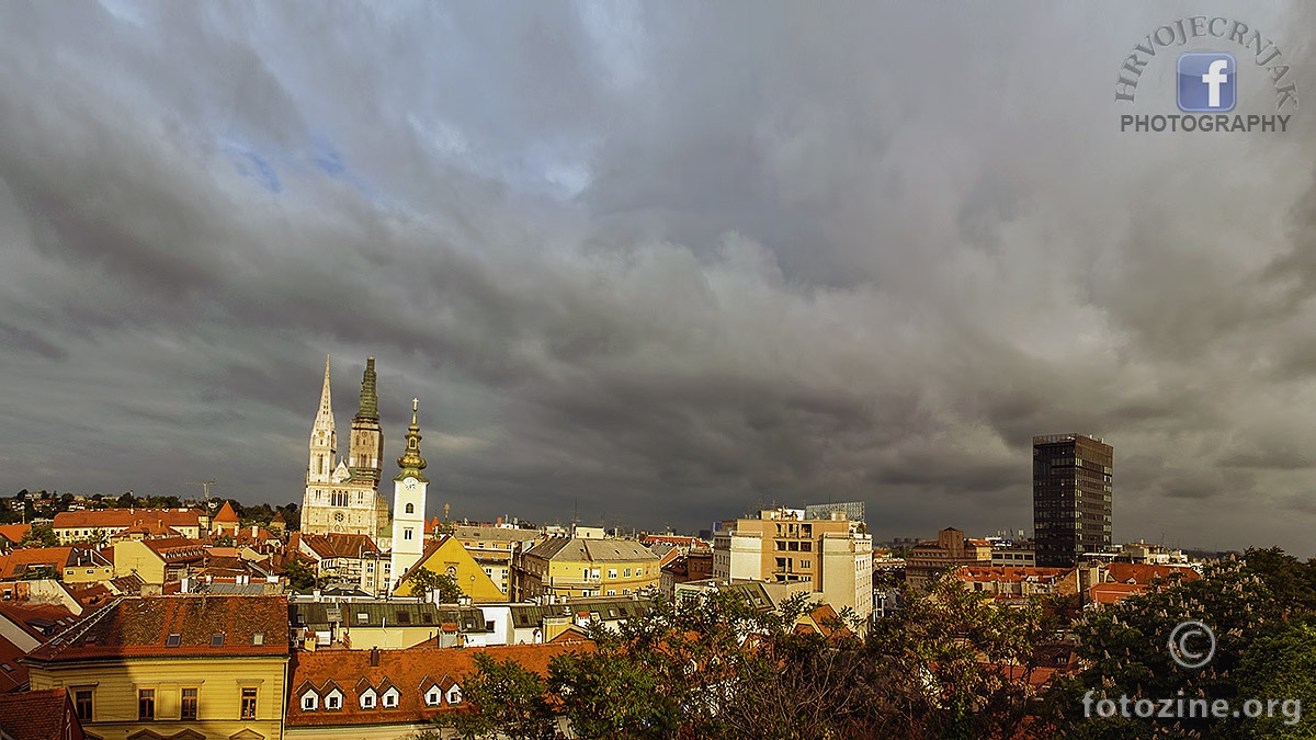 Oblaci nad Zagrebom