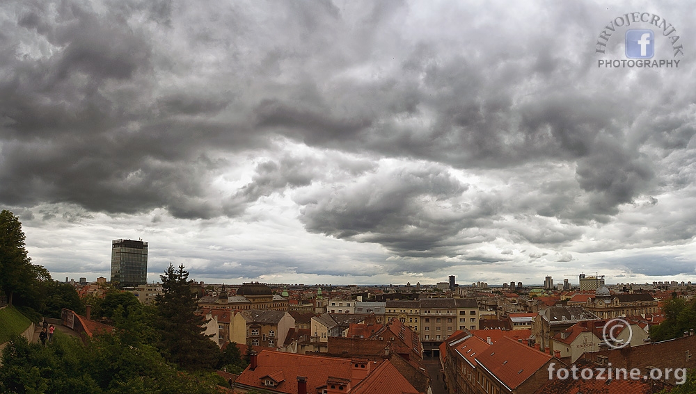 Oblaci nad Zagrebom