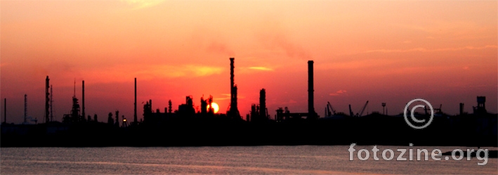 industrial sunset