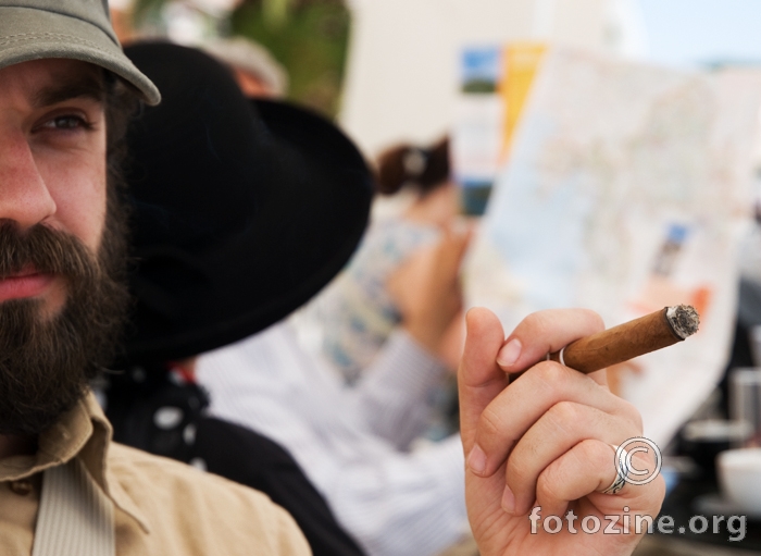 Castro i cigara