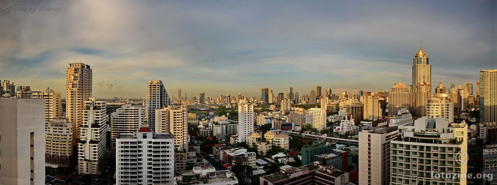 Bangkok - jutarnja panorama