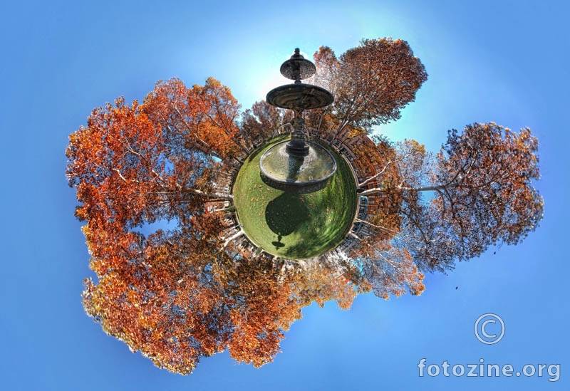 fontana u jesen