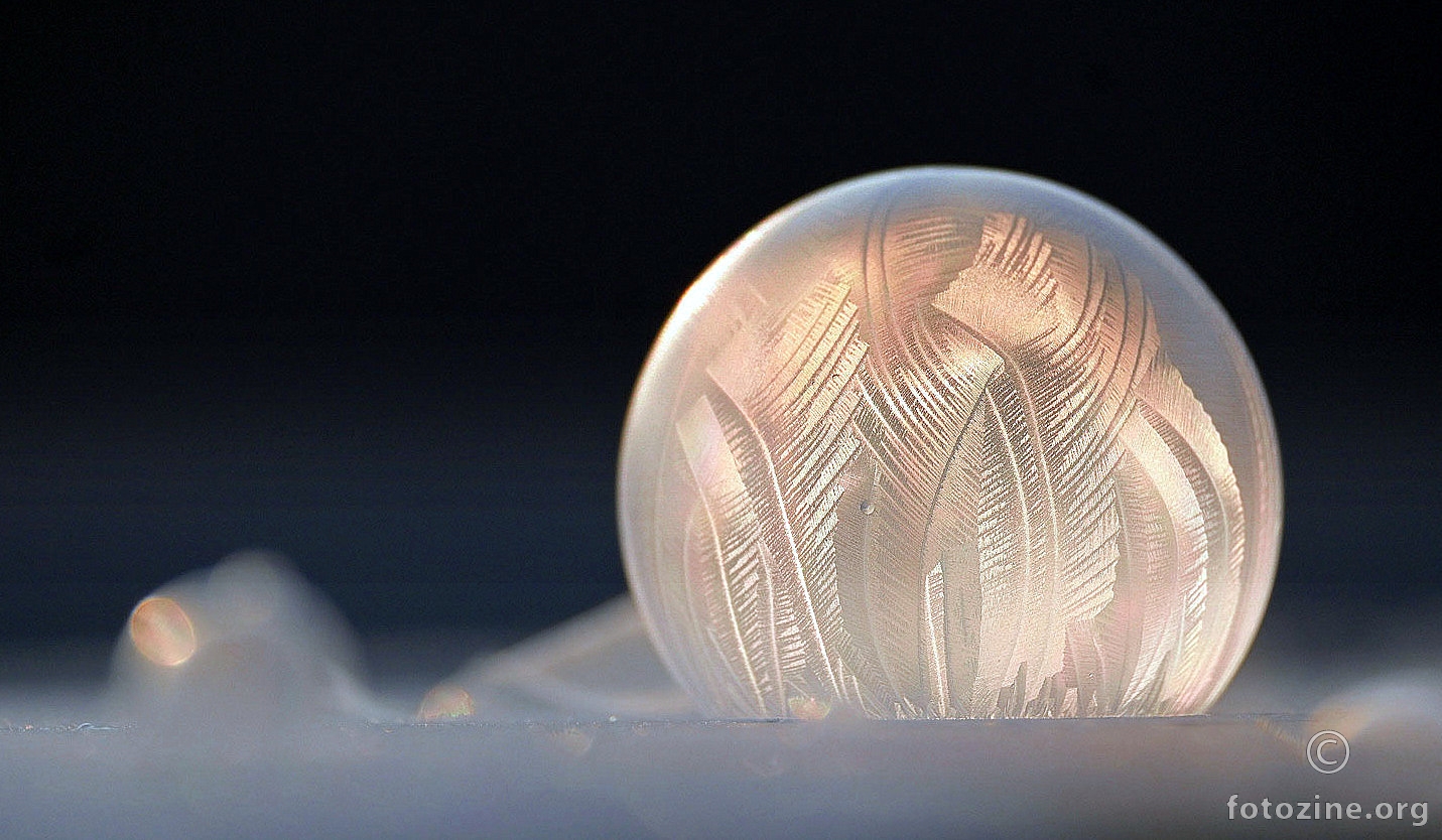 smrznuti svijet sapunice..