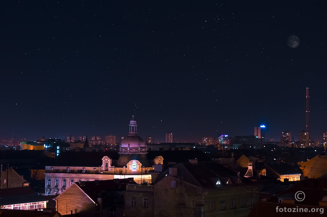 Zagreb in the night...!
