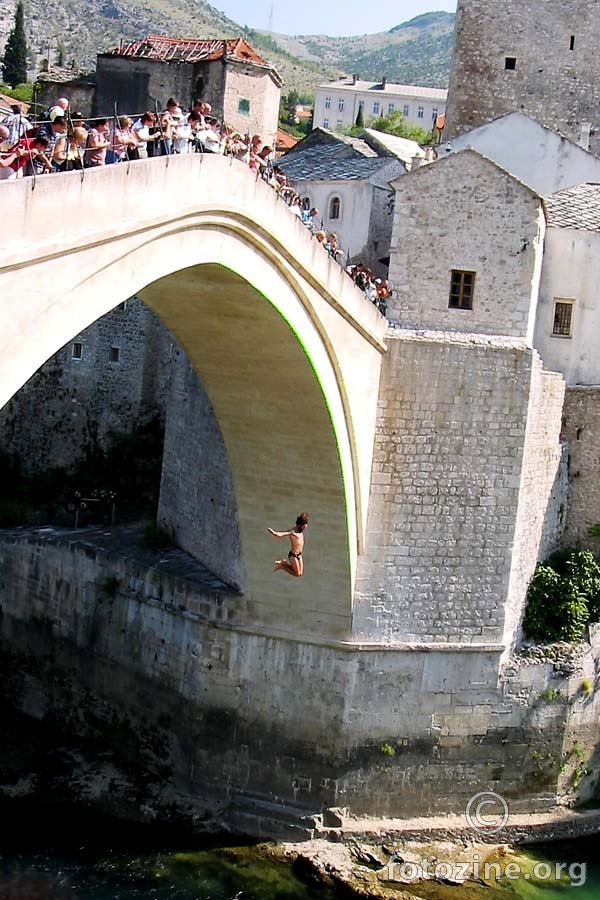 Skok s mosta u Mostaru