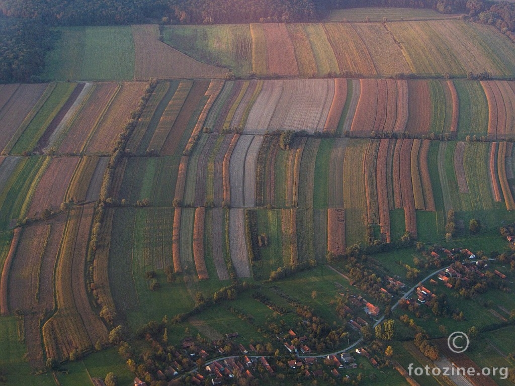 Moslavina iz zraka