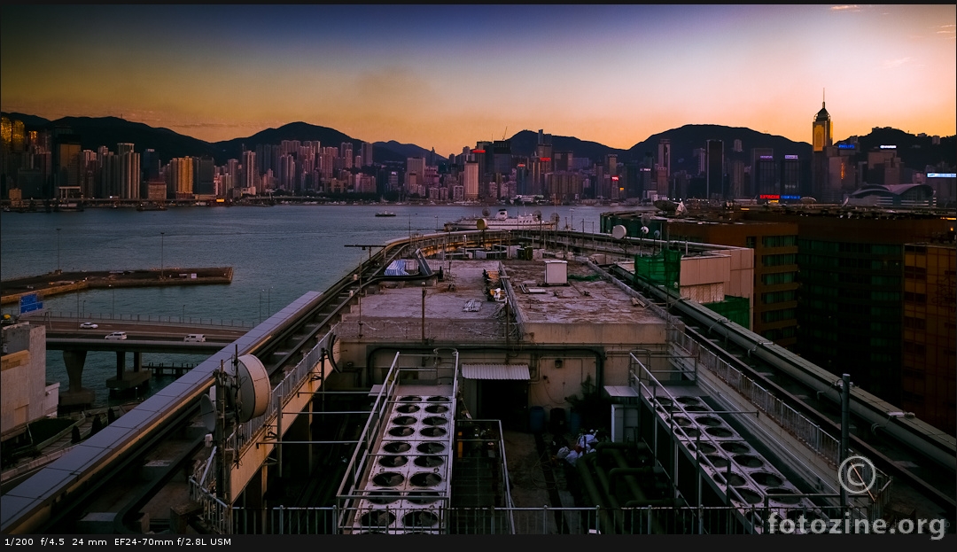HK Island, sunset 2
