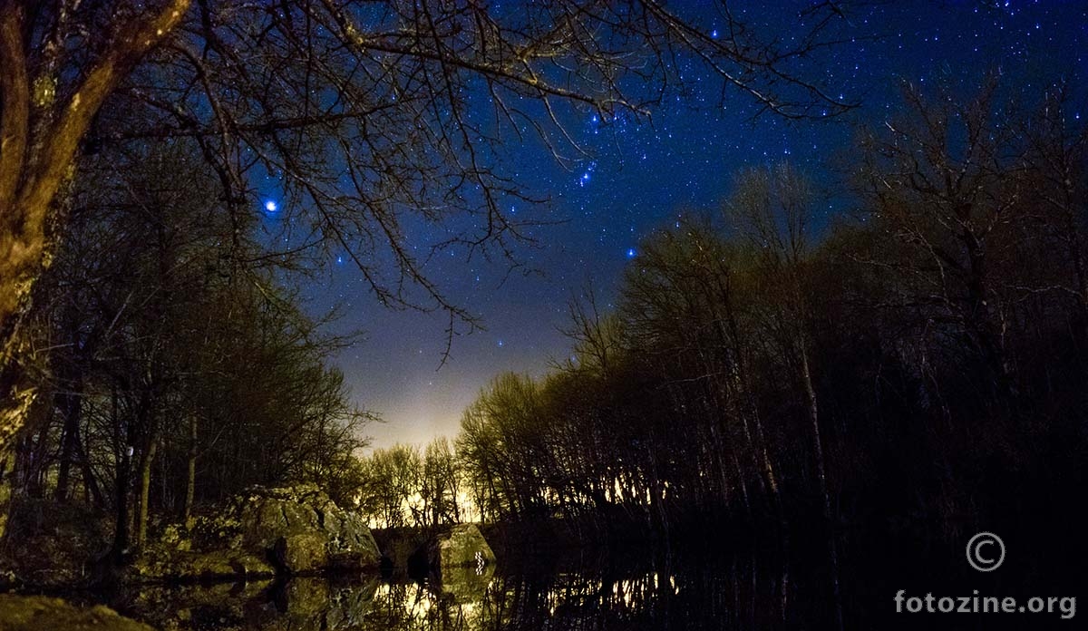 Night sky walk