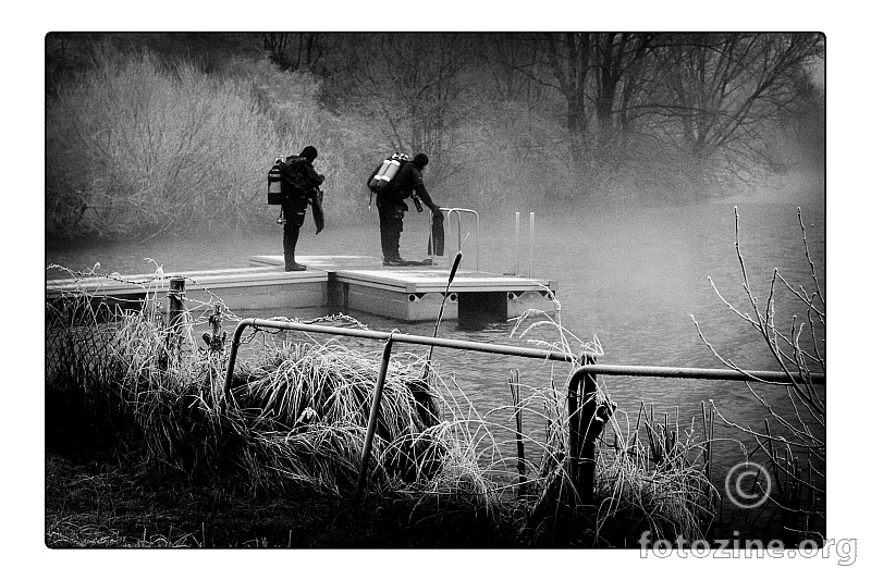 Die Taucher im Nebel...