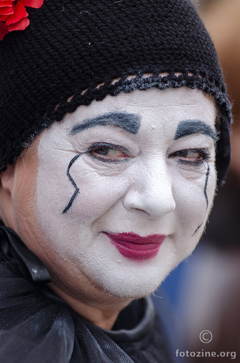 old clown lady