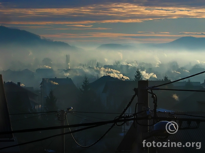 hladno zimsko jutro