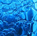 Bubbles in blue