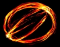 a burning ring…