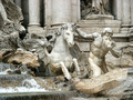 Rim: Fontana di Trevi, detalj